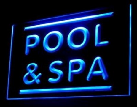Pool & Spa Massage Luxury Resort LED Neon Sign
